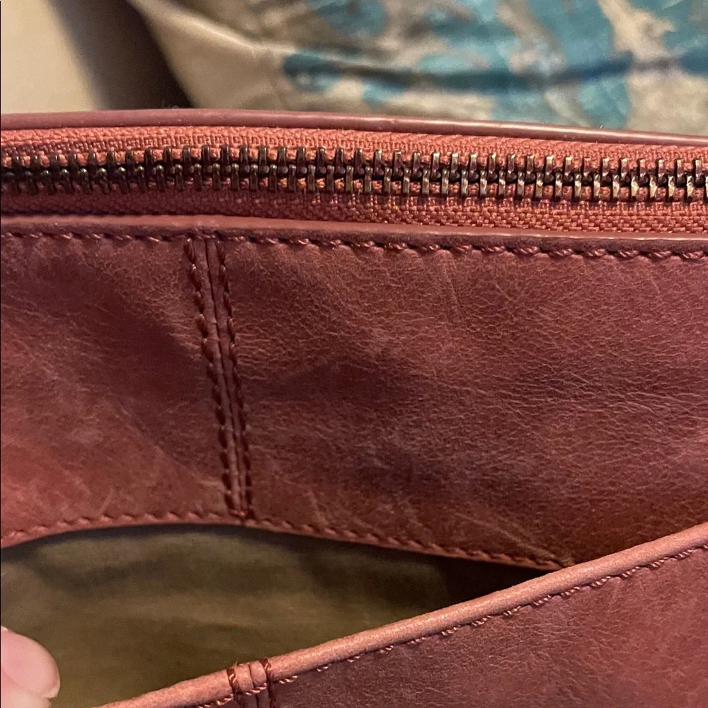 Frye Leather Crossbody Bag in Dusty Rose